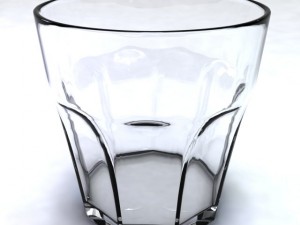 glass with orange juice 3D Model
