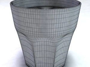 glass with orange juice 3D Model