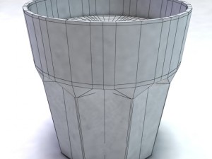 glass with orange juice 3D Model