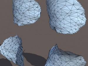autumn fall leafs pack low poly 3D Модель