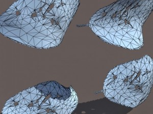 autumn fall leafs pack low poly 3D Модель
