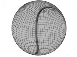 tenis ball furfurry Modello 3D