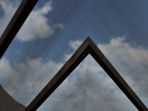 greenhouse skylight windows low poly Modello 3D