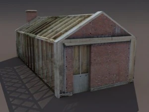 greenhouse skylight windows low poly 3D Model