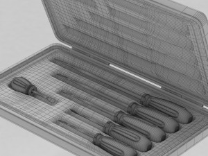 screwdriver box Model 3D