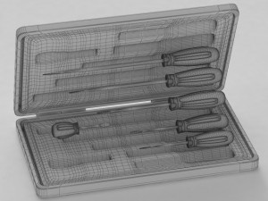 screwdriver box Model 3D