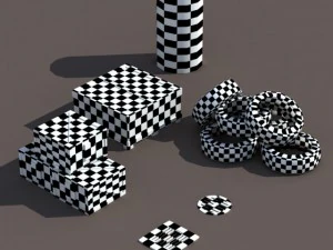 уличный элемент низкополигональная 3D Модель