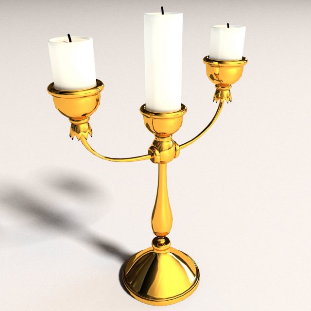 candlestick  new  used Modello 3D .c4d .max .obj .3ds .fbx .stl .blend 