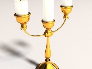 candlestick  new  used 3Dモデル