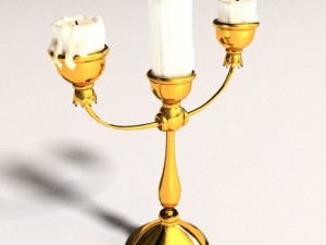 candlestick  new  used Modello 3D