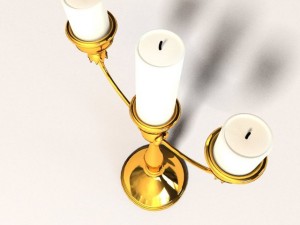 candlestick  new  used Modello 3D
