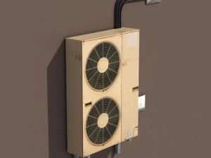 air conditioning pack low poly 3d modle 3D Model