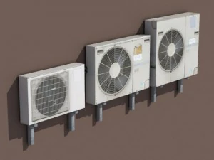 air conditioning pack low poly 3d modle 3D Model