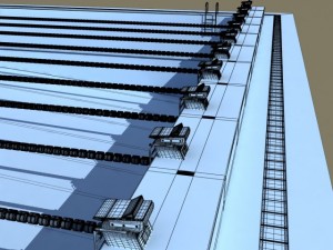 olympic swimming pool model 3D Model