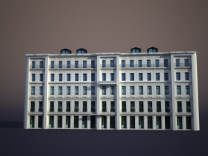 apartment house 1 3D Model