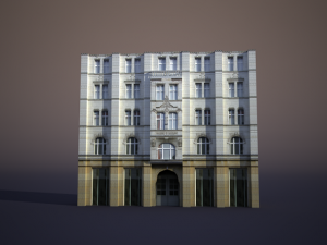 apartment house 3 Model 3D
