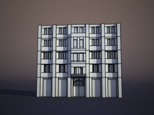 apartment house 3 Model 3D