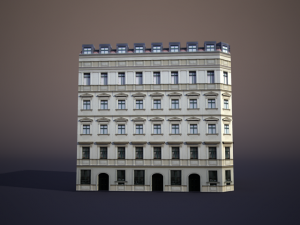 apartment house 4 3D Model