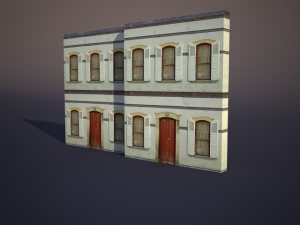 apartment house 6 3D 모델