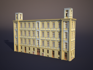 apartment house 8 Modello 3D