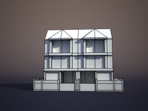 apartment house 9 Modèle 3D