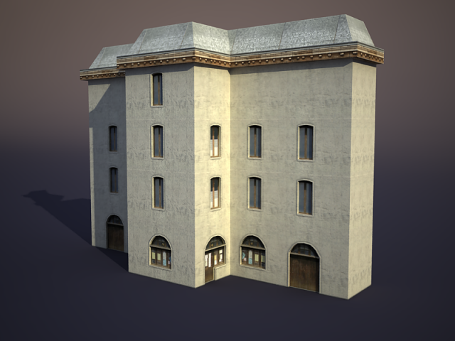 apartment house 14 Modello 3D .c4d .max .obj .3ds .fbx .stl .blend 