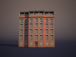 apartment house 15 3Dモデル