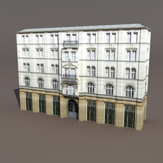 aparment house 94 low poly 3D 모델 .c4d .max .obj .3ds .fbx .stl .blend 