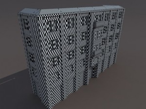 aparment house 94 low poly 3D 모델