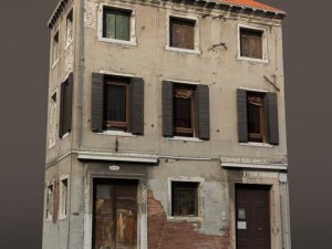 apartment building venice low poly 3Dモデル