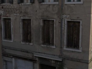 apartment building venice low poly 3D Model