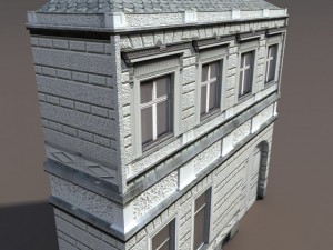 apartment house 102 low poly 3D Model