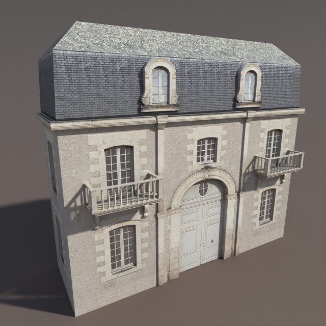 apartment house 103 low poly Modelo 3D .c4d .max .obj .3ds .fbx .stl .blend 