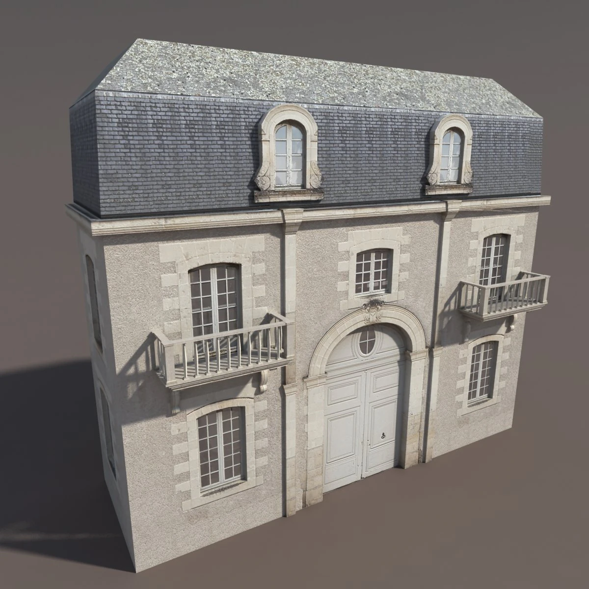 apartment house 103 low poly 3D Model .c4d .max .obj .3ds .fbx .stl .blend 