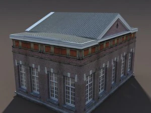 apartment house 105 low poly 3D Model