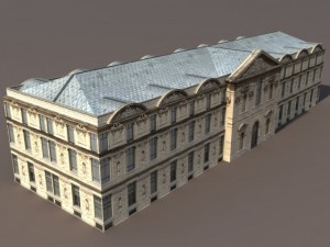 apartment house 106 low poly 3D Model