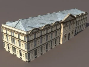 集合住宅 106 ローポリ 3Dモデル