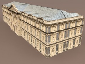 apartment house 106 low poly 3D Model