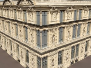 apartment house 106 low poly 3D Model