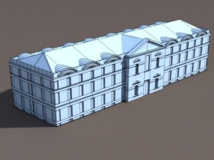apartment house 106 low poly 3D Model