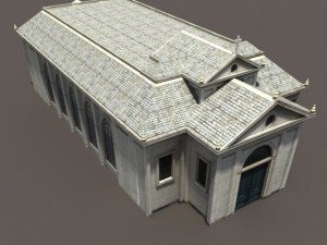 church roman 84 low poly 3D Model