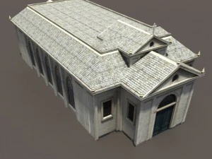 church roman 84 low poly 3D Model