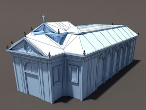 church roman 84 low poly 3D Model