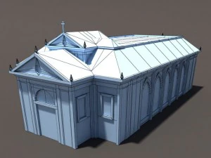 church roman 84 low poly 3D Model