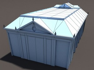 church roman 84 low poly 3D Model