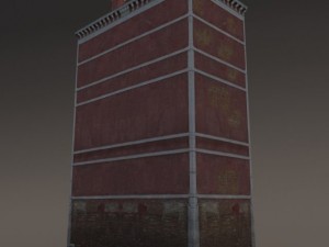 venice building 133 low poly building 3D Model