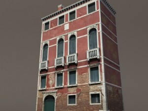 venice building 133 low poly building 3D Model