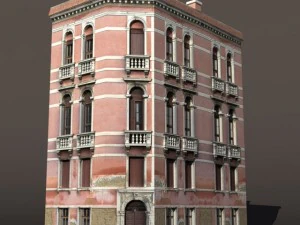 Venedig Gebäude 147 3D Modell
