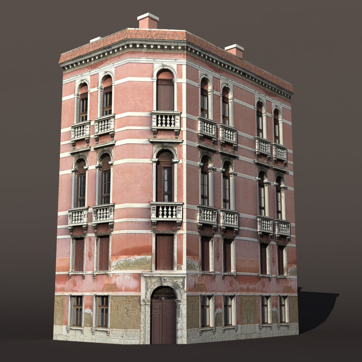 3д модель здания по фото