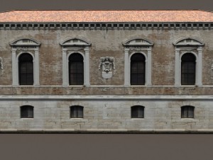 venice building 148 low poly Model 3D